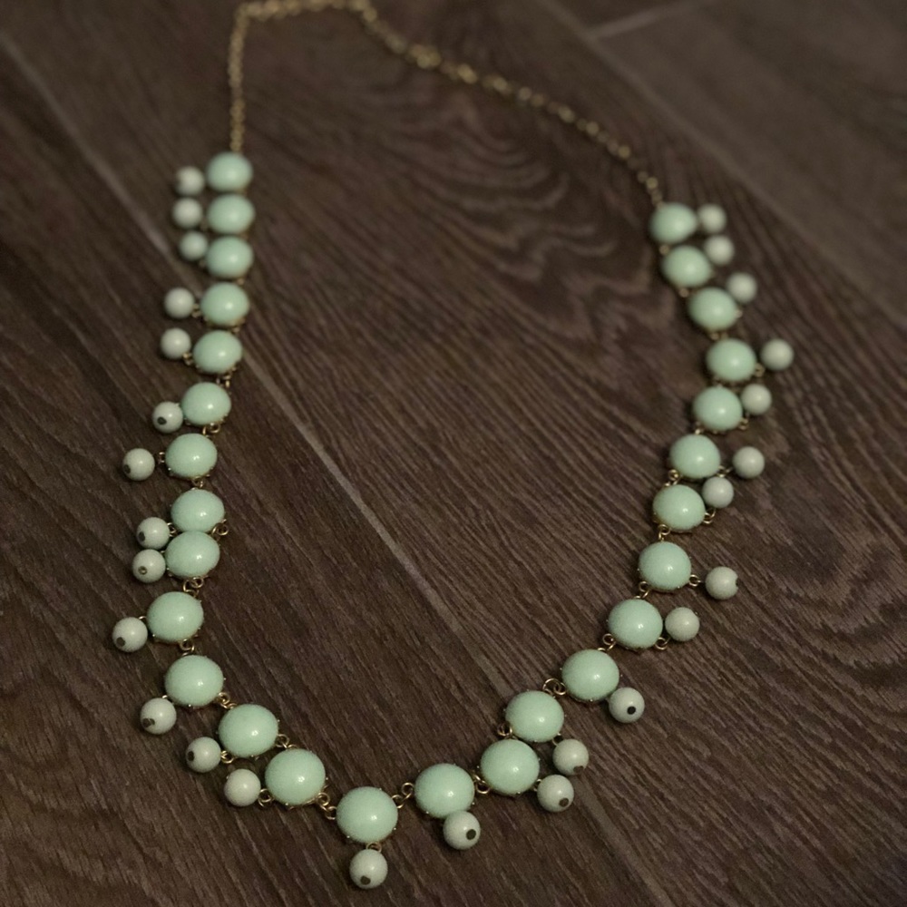 Mint bubble necklace
